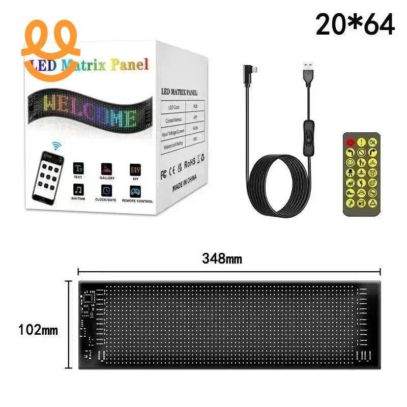 Programmable LED Car Sign Display