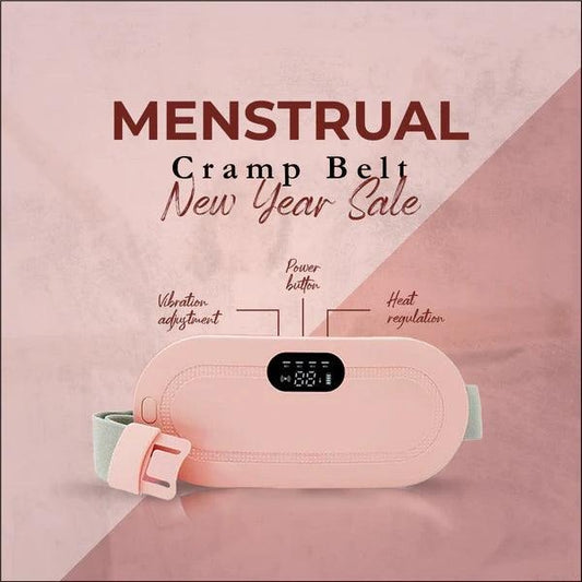 CrampAway Heating Belt for Periods – Fast Relief with Gentle Massage Therapy