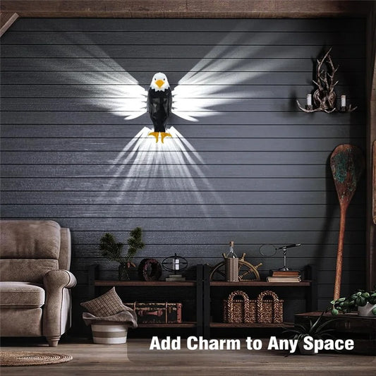 Elegant Eagle Wall Light | Luxury Home Accent Lamp