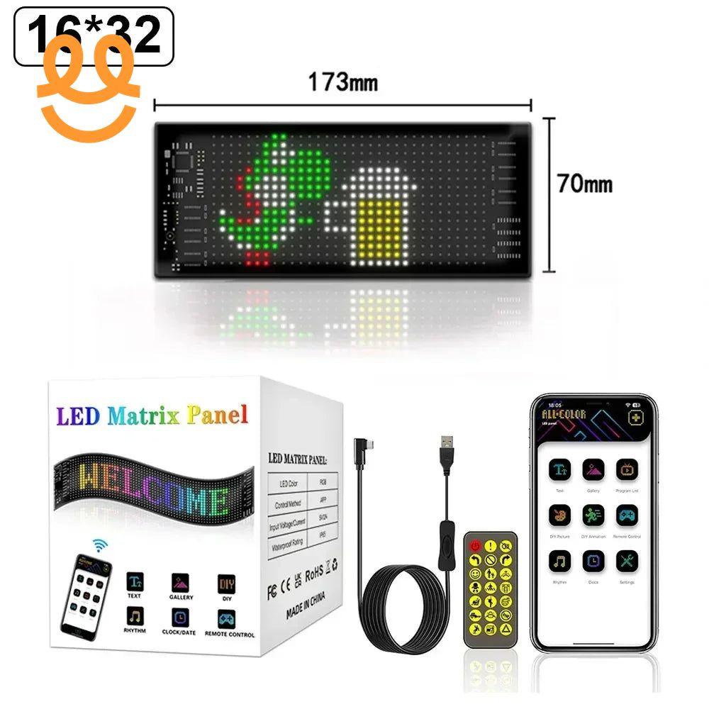 Programmable LED Car Sign Display