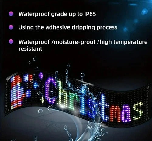 Programmable LED Car Sign Display